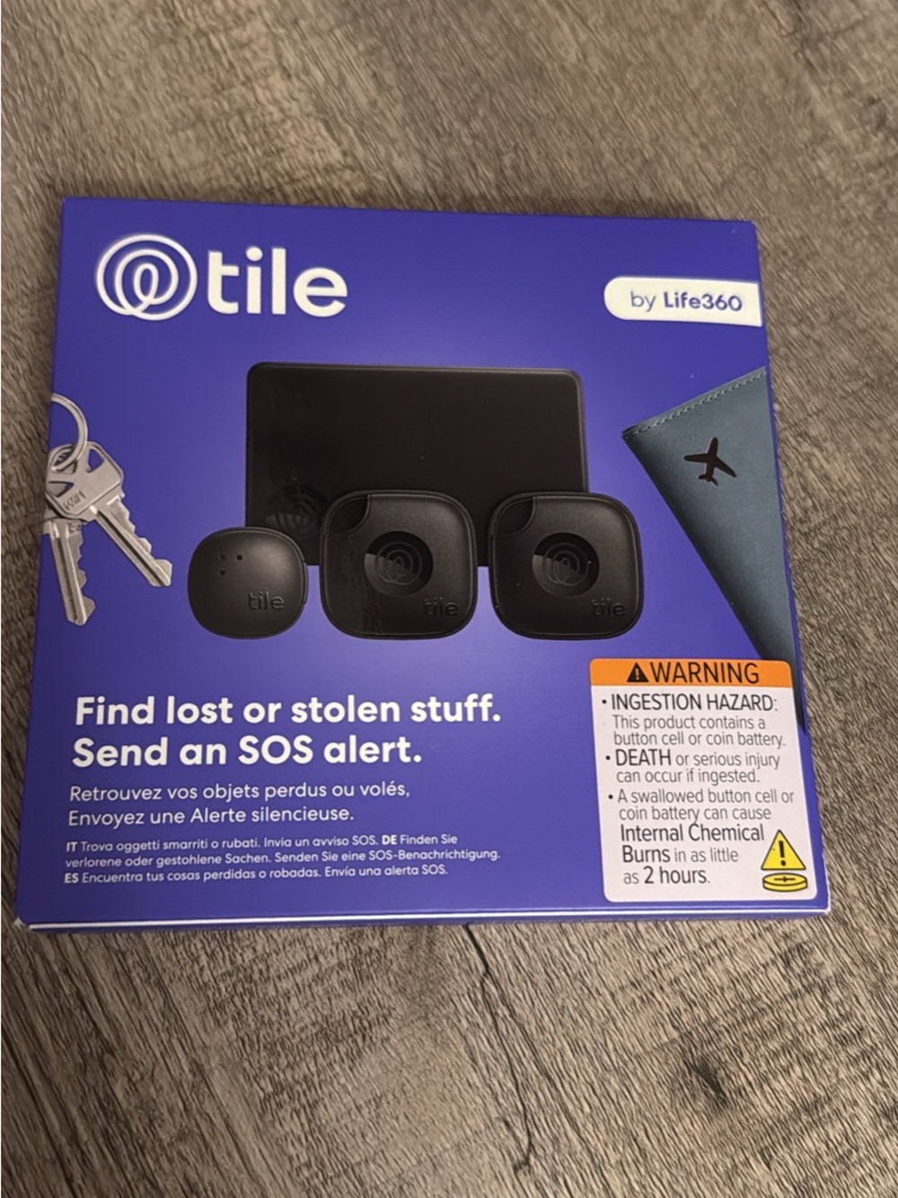 Tile Bluetooth Trackers (Black) by Tile